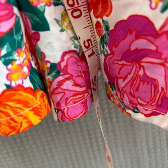 Hermoza Women’s Pia Midi Pink Floral Dress Sz XS-Colorful Summer Tiered Romantic - Picture 9 of 10